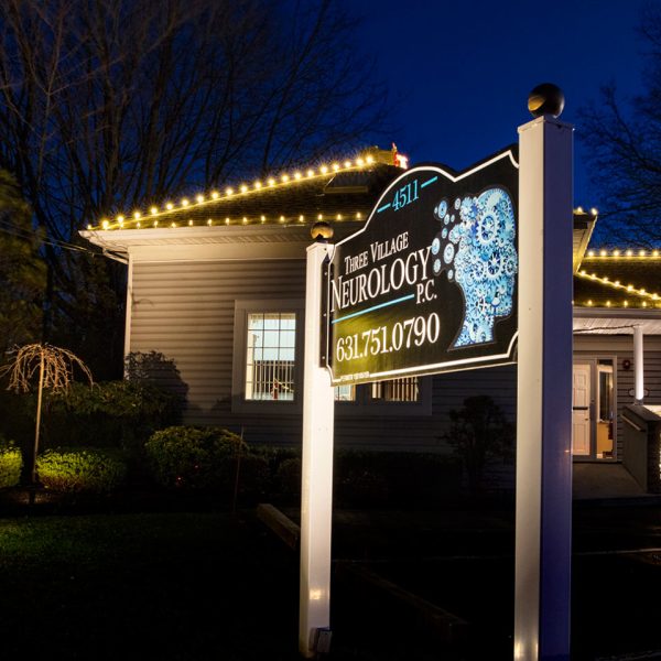 A renowned neurologist in Stony Brook transforms their office into a winter wonderland, adorned with festive holiday lights. An illuminated reindeer stands proudly, and warm lighting outlines the roof at night, creating a cozy glow that welcomes patients with cheer. A renowned neurologist in Stony Brook transforms their office into a winter wonderland, adorned with festive holiday lights. An illuminated reindeer stands proudly, and warm lighting outlines the roof at night, creating a cozy glow that welcomes patients with cheer.